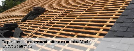 Reparation et changement toiture en ardoise 56 Morbihan  Queven entretien