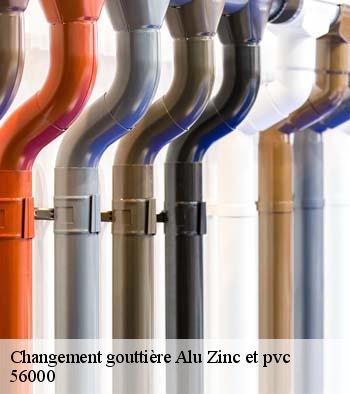 Changement gouttière Alu Zinc et pvc  vannes-56000 Queven entretien