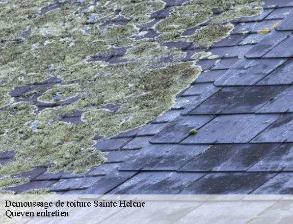 Demoussage de toiture  sainte-helene-56700 Queven entretien