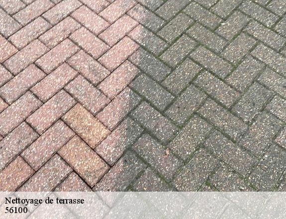 Nettoyage de terrasse  lorient-56100 Queven entretien
