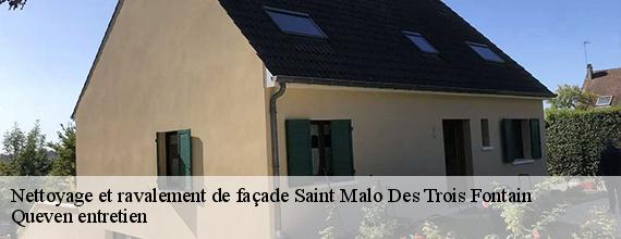 Nettoyage et ravalement de façade  saint-malo-des-trois-fontain-56490 Queven entretien