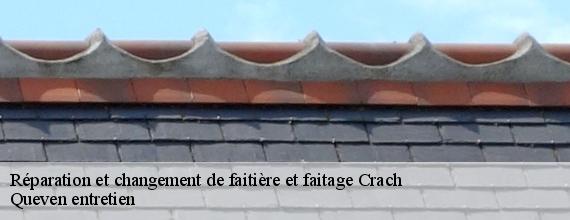 Réparation et changement de faitière et faitage  crach-56950 Queven entretien