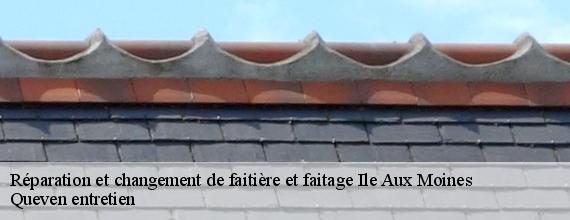 Réparation et changement de faitière et faitage  ile-aux-moines-56780 Queven entretien