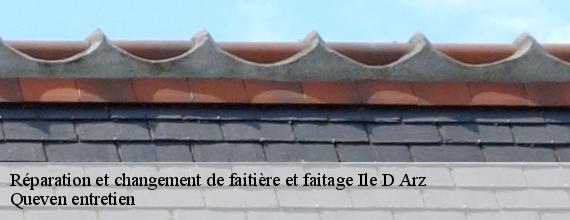 Réparation et changement de faitière et faitage  ile-d-arz-56840 Queven entretien