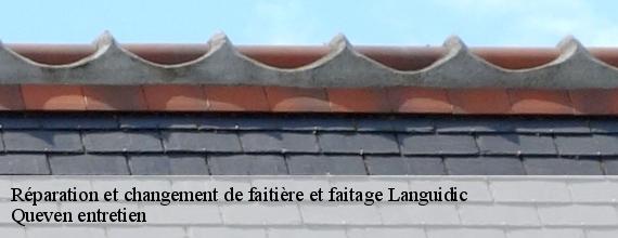 Réparation et changement de faitière et faitage  languidic-56440 Queven entretien