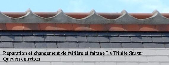 Réparation et changement de faitière et faitage  la-trinite-surzur-56190 Queven entretien