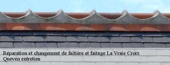 Réparation et changement de faitière et faitage  la-vraie-croix-56250 Queven entretien
