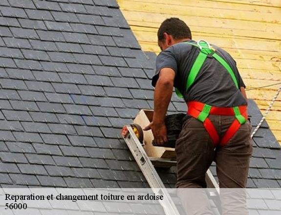 Reparation et changement toiture en ardoise  vannes-56000 Queven entretien