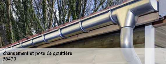 changement et pose de gouttière  saint-philibert-56470 Queven entretien